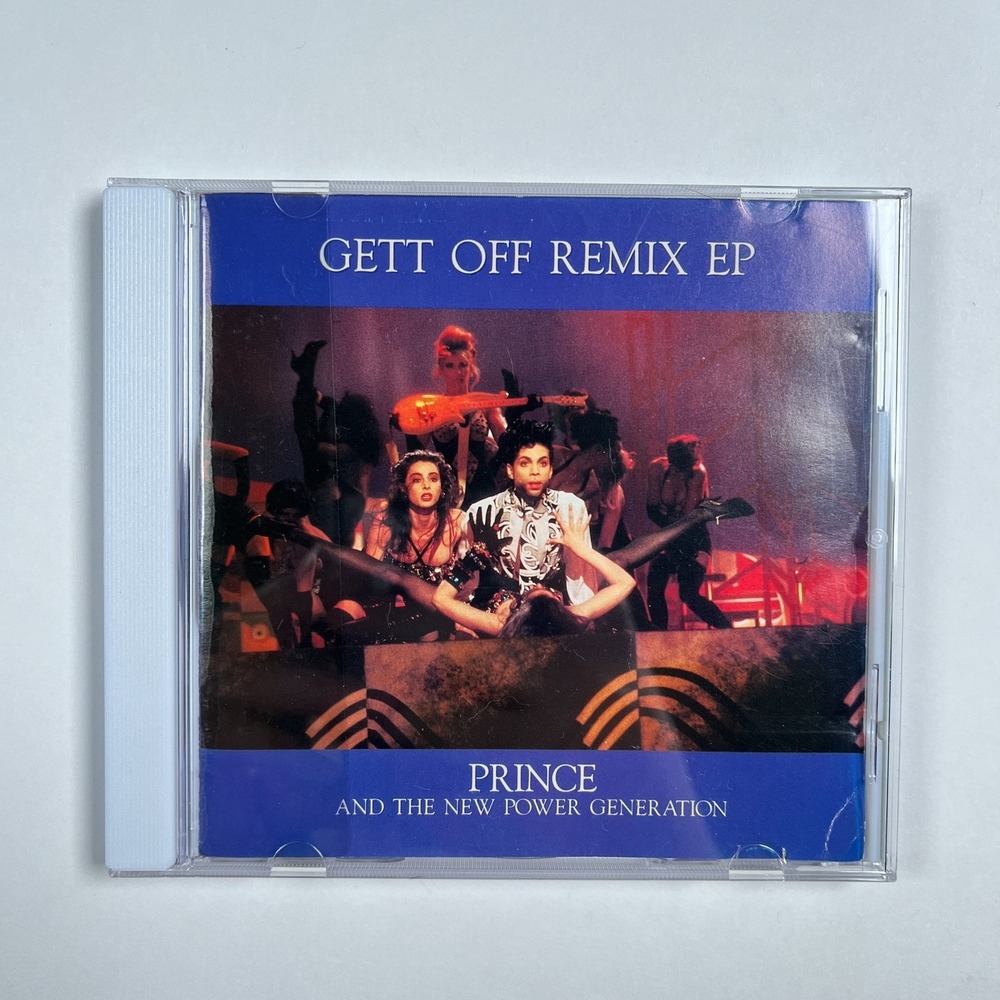 Prince Gett Off Remix EP Japan CD WPCP-4630 Lyric Insert 1991 Paisley Park